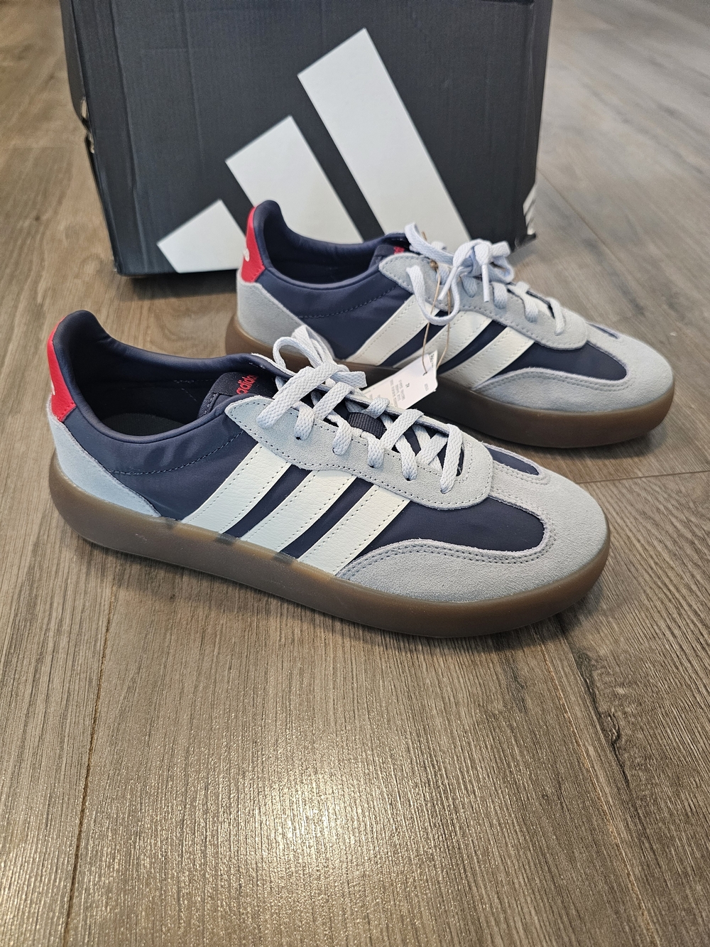 NWT Adidas Barreda Decode Blue And White sneakers- Women's Size 7